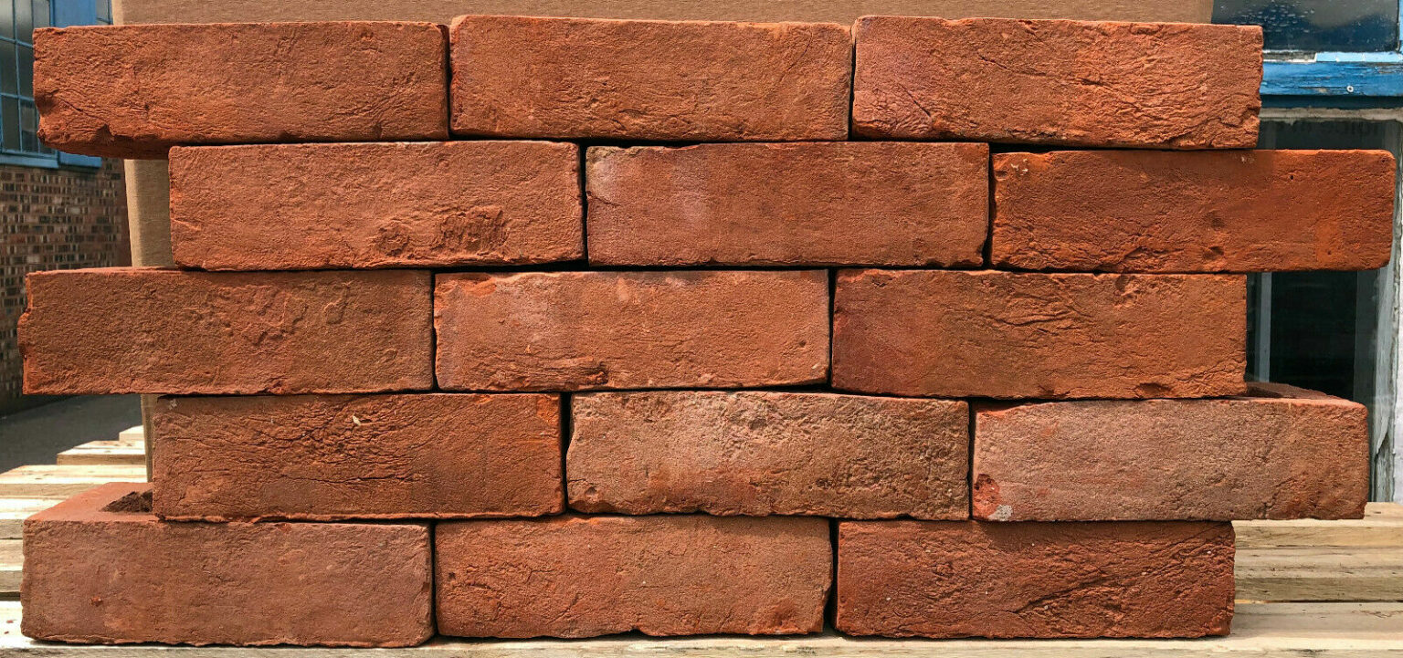 Indian Hand Made Red Clay Building Bricks Branded Housewares