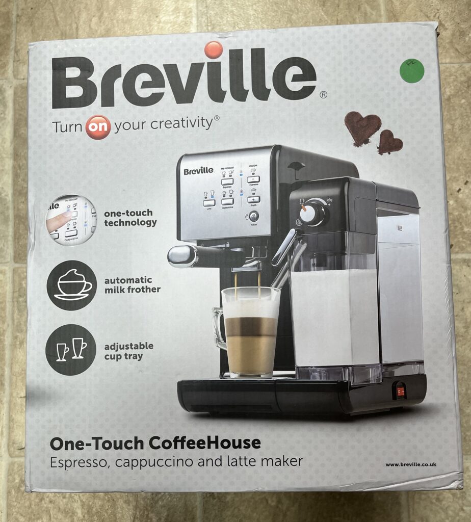 BREVILLE ONE TOUCH COFFEE HOUSE COFFEE MACHINE Branded Housewares